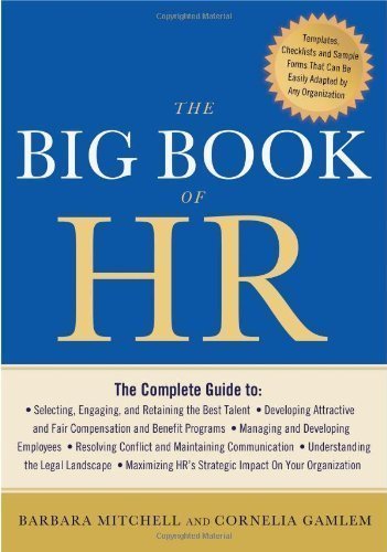 The Big Book of HR by Mitchell, Barbara, Gamlem, Cornelia 1st (first) (2012) Paperback